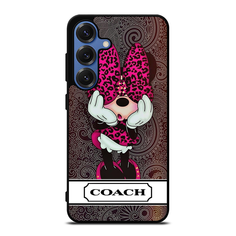 COACH NEW YORK MINNIE MOUSE CUTE Samsung Galaxy S25 Case Cover