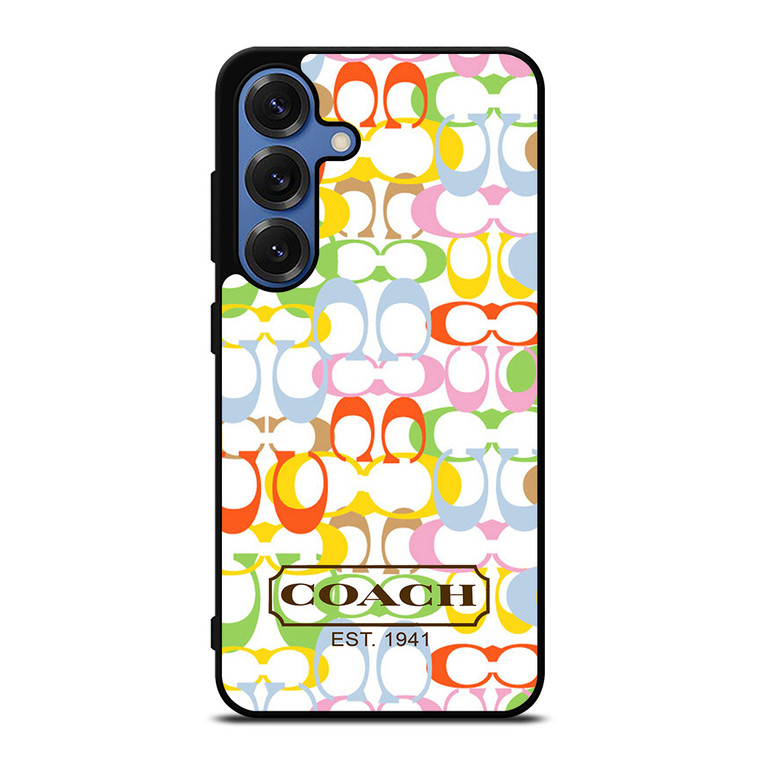 COACH NEW YORK COLORFUL Samsung Galaxy S25 Case Cover
