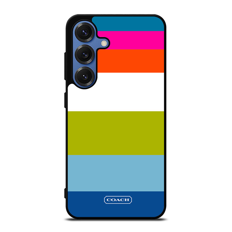 COACH NEW YORK STRIPE 2 Samsung Galaxy S25 Case Cover
