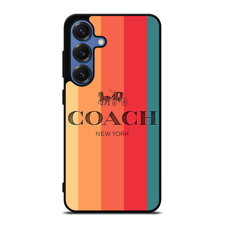 COACH NEW YORK STRIPES 2 Samsung Galaxy S25 Case Cover