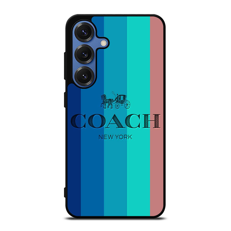 COACH NEW YORK STRIPES Samsung Galaxy S25 Case Cover