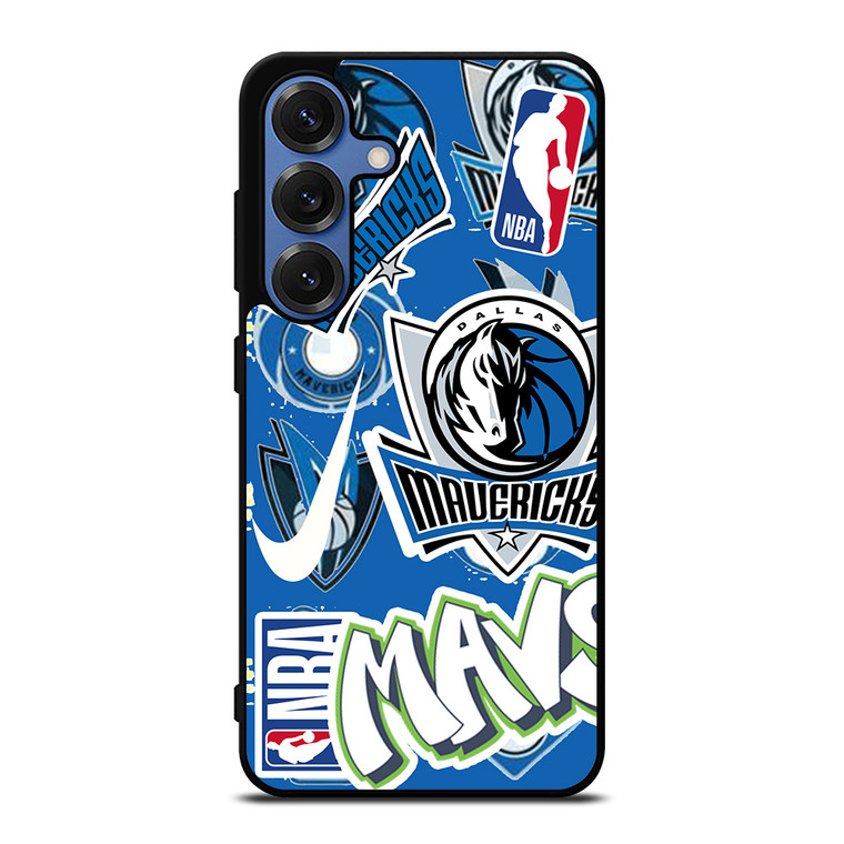 DALLAS MAVERICKS NBA STICKER BOMB Samsung Galaxy S25 Case Cover