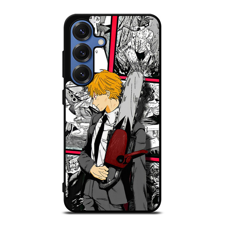 DENJI CHAINSAW MAN ANIME COLLAGE Samsung Galaxy S25 Case Cover