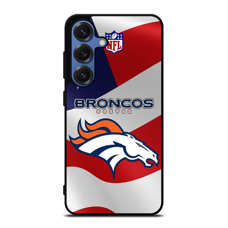 DENVER BRONCOS LOGO FOOTBALL Samsung Galaxy S25 Case Cover