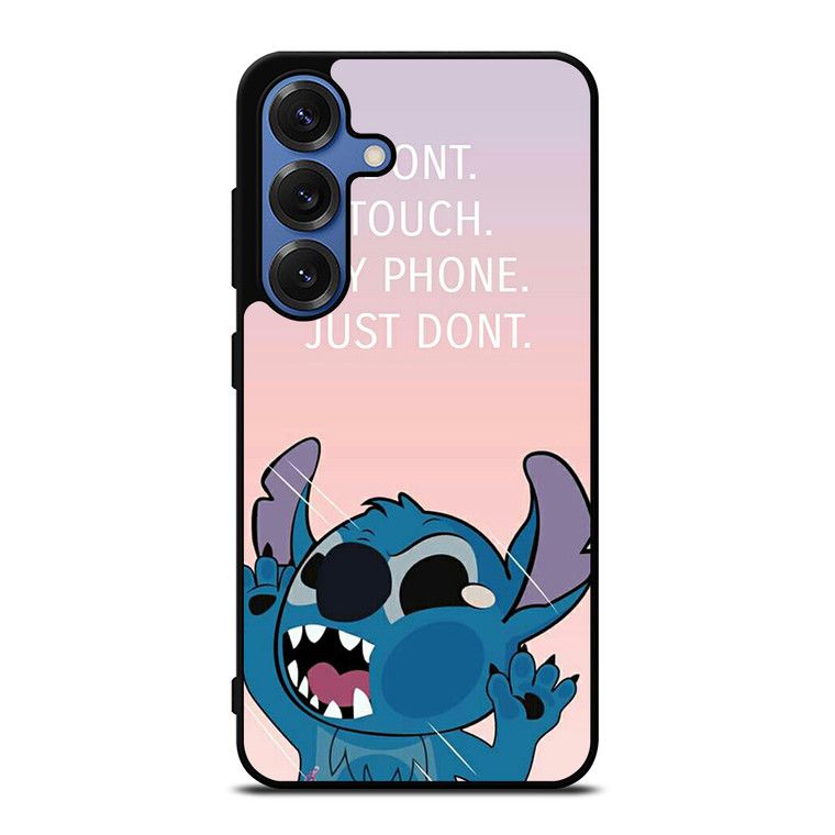 DISNEY STITCH DONT TOUCH MY PHONE  Samsung Galaxy S25 Case Cover