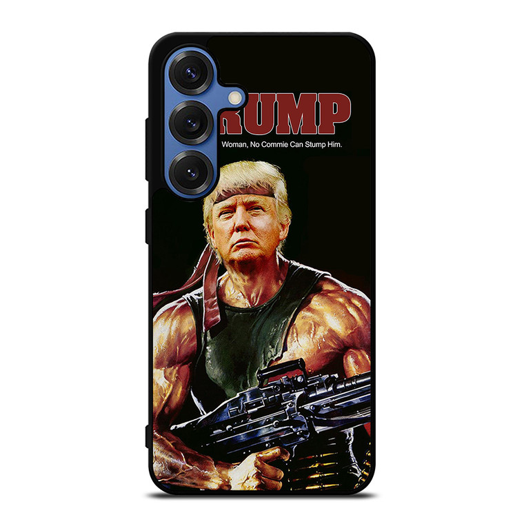 DONALD TRUMP RAMBO Samsung Galaxy S25 Case Cover