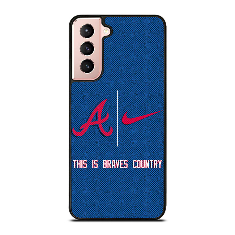 ATLANTA BRAVES NIKE MLB BASEBALL Samsung Galaxy S21 Case Cover