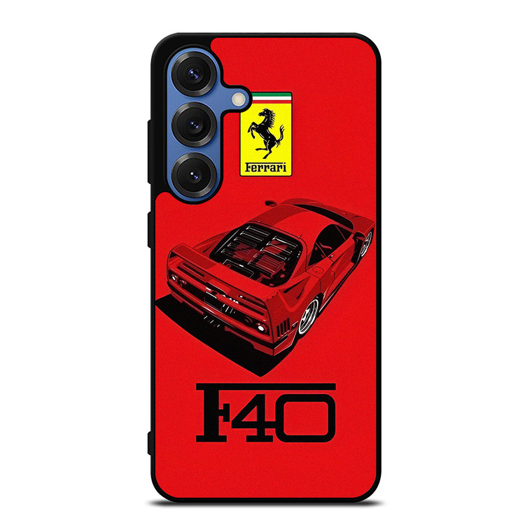 FERRARI F40 SUPERCAR LOGO Samsung Galaxy S25 Case Cover