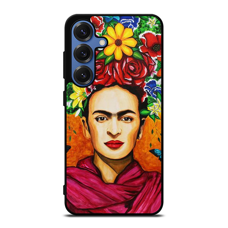 FRIDA KAHLO FLORAL ART Samsung Galaxy S25 Case Cover