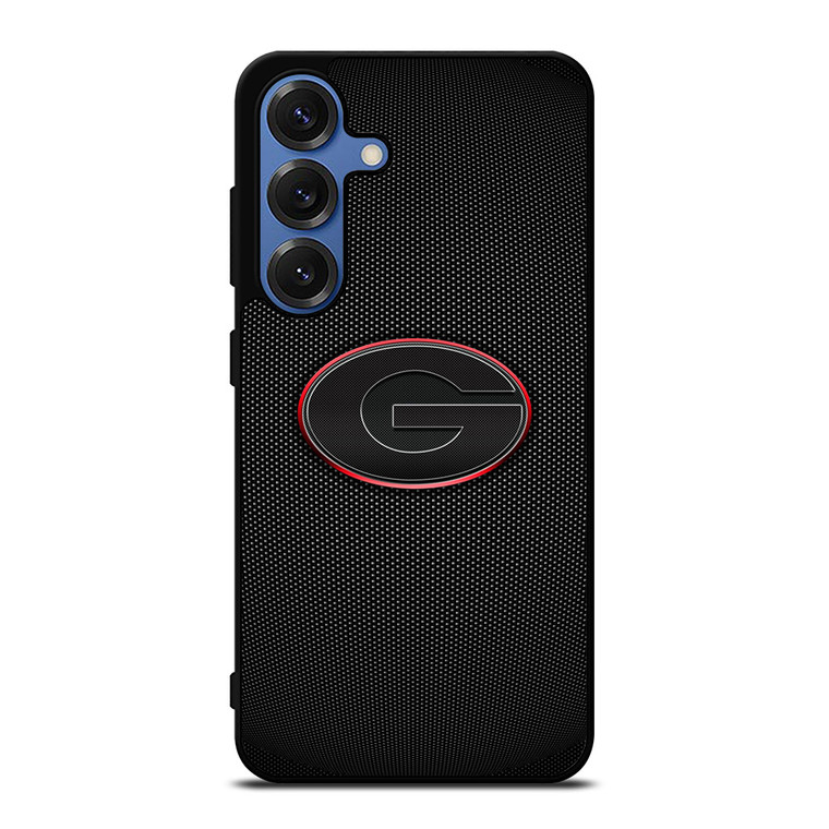 GEORGIA BULLDOGS CARBON LOGO Samsung Galaxy S25 Case Cover