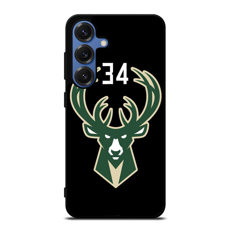 GIANNIS ANTETOKOUNMPO MILWAUKEE BUCKS LOGO Samsung Galaxy S25 Case Cover