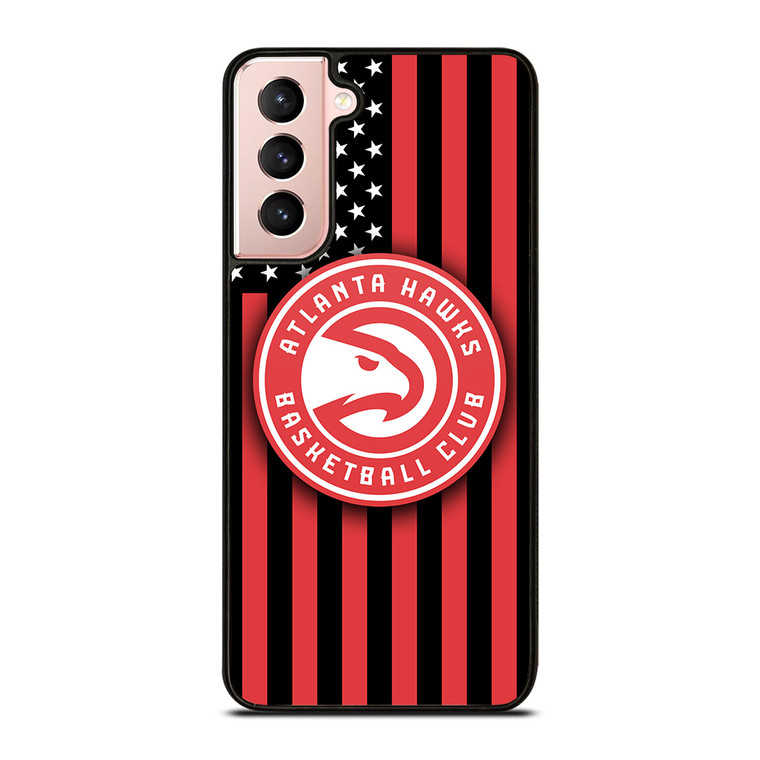 ATLANTA HAWKS NBA USA FLAG Samsung Galaxy S21 Case Cover