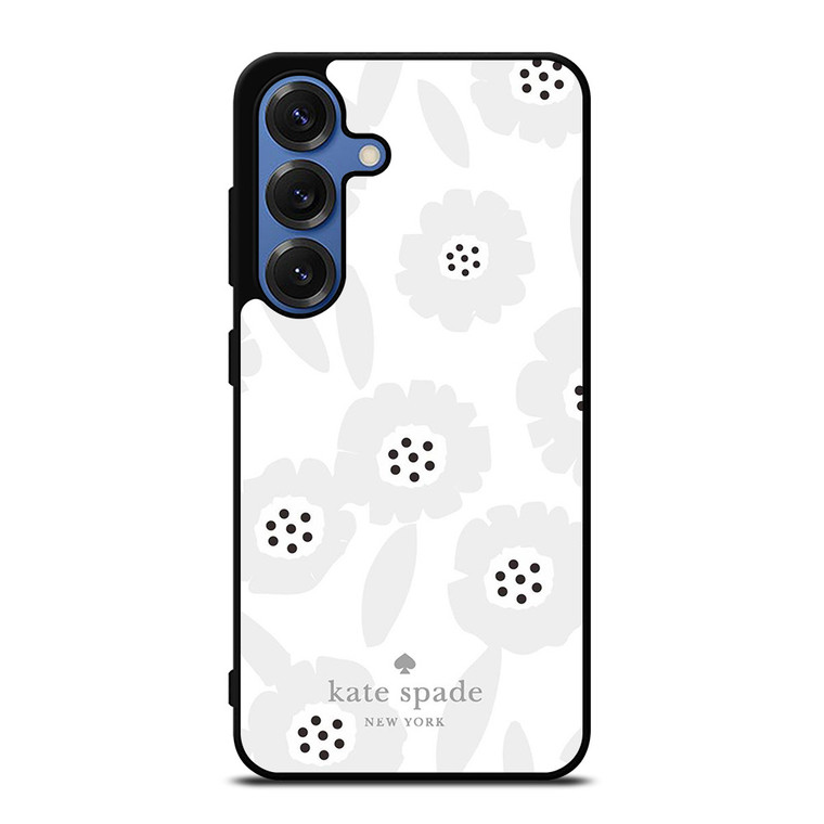 KATE SPADE GREY FLOWER Samsung Galaxy S25 Case Cover