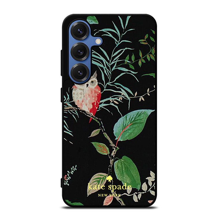 KATE SPADE OWLISH BLACK Samsung Galaxy S25 Case Cover