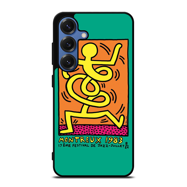 KEITH HARING MONTREUX 1983 Samsung Galaxy S25 Case Cover KEITH HARING MONTREUX 1983 Samsung Galaxy S25 Case Cover