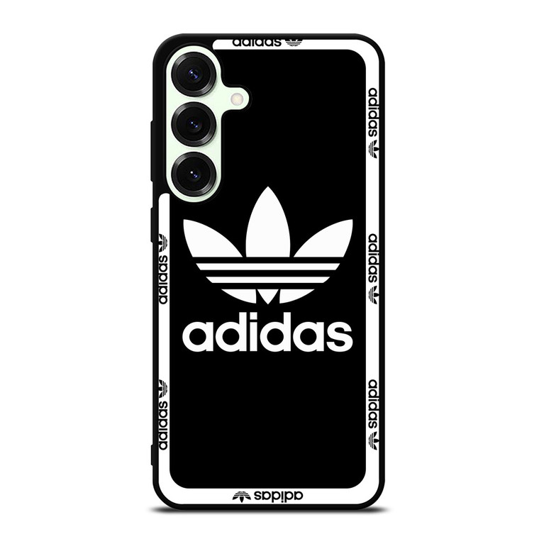 ADIDAS TREFOIL ROUND BLACK Samsung Galaxy S25 Plus Case Cover