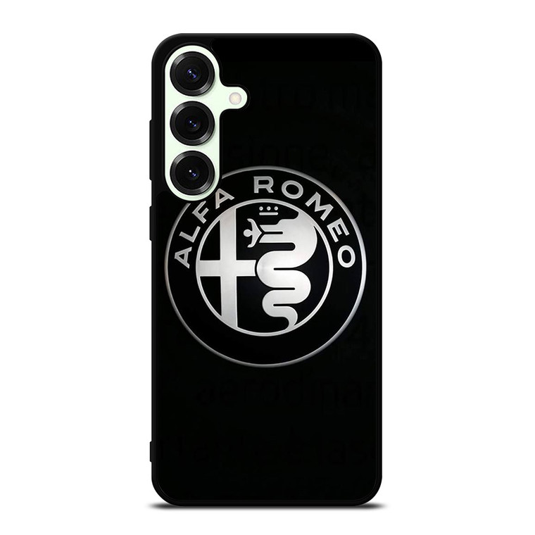 ALFA ROMEO METAL BLACK Samsung Galaxy S25 Plus Case Cover ALFA ROMEO METAL BLACK Samsung Galaxy S25 Plus Case Cover