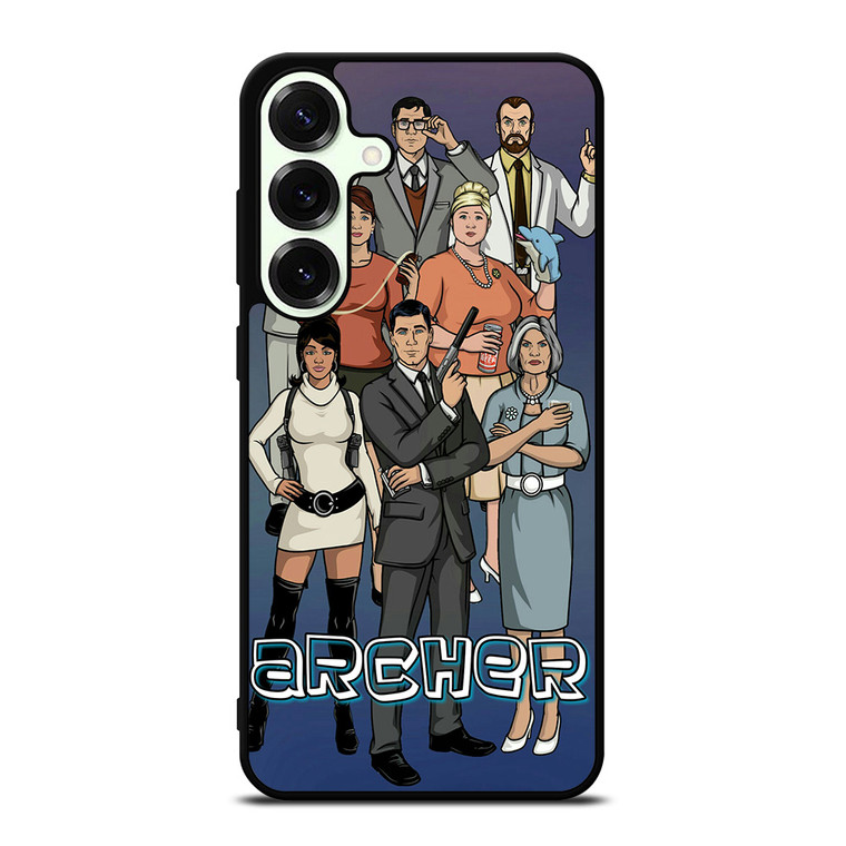 ARCHER CARTOON ALL CAST Samsung Galaxy S25 Plus Case Cover ARCHER CARTOON ALL CAST Samsung Galaxy S25 Plus Case Cover