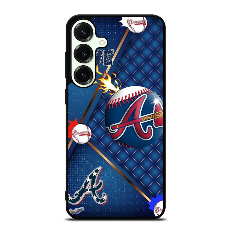 ATLANTA BRAVES LOVE BASEBALL Samsung Galaxy S25 Plus Case Cover