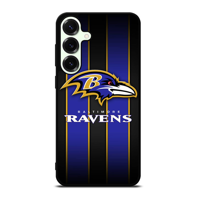 BALTIMORE RAVENS NFL STRIPE LOGO Samsung Galaxy S25 Plus Case Cover