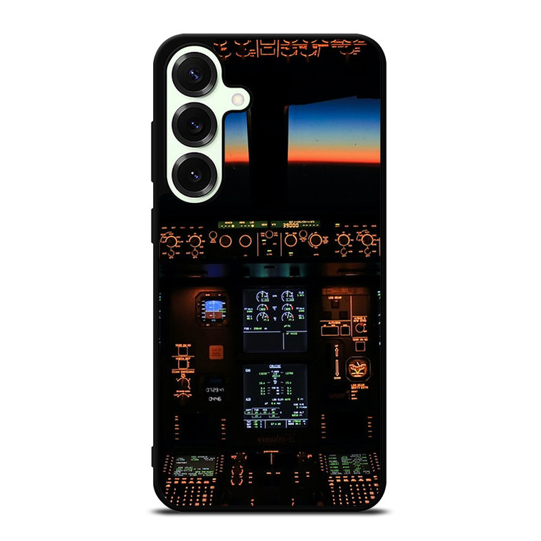 BOEING PLANE COCKPIT Samsung Galaxy S25 Plus Case Cover