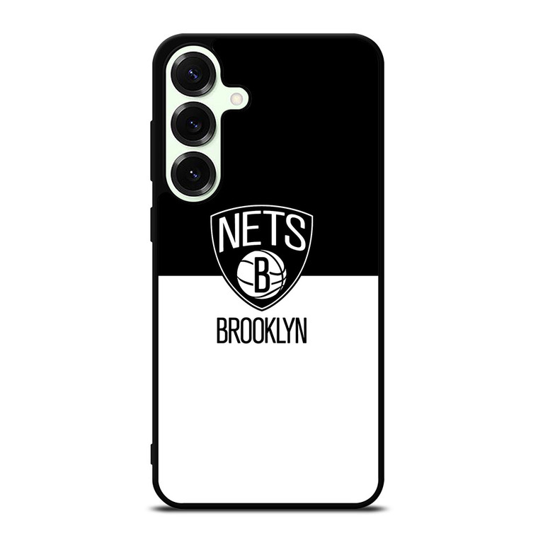 BROOKLYN NETS NBA BLACK WHITE Samsung Galaxy S25 Plus Case Cover
