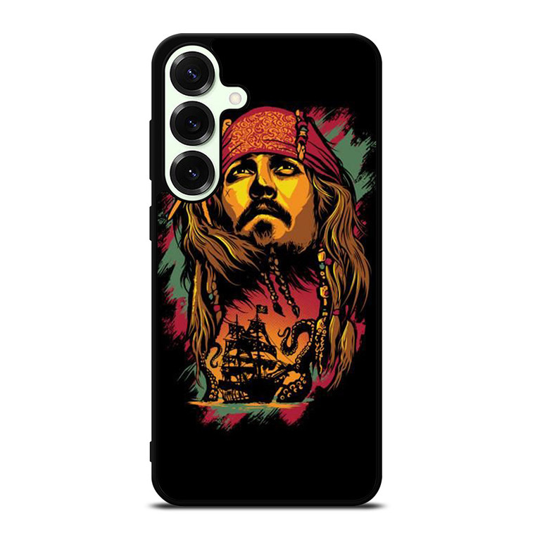 CAPTAIN JACK PIRATES OF THE CARIBBEAN ART Samsung Galaxy S25 Plus Case Cover