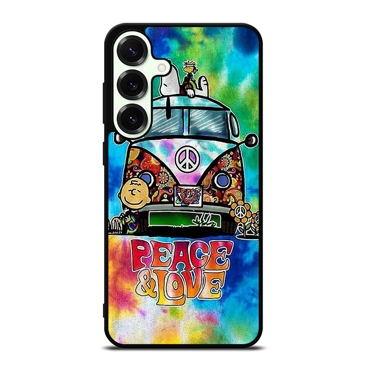 CHARLIE BROWN PEANUTS PEACE LOVE Samsung Galaxy S25 Plus Case Cover