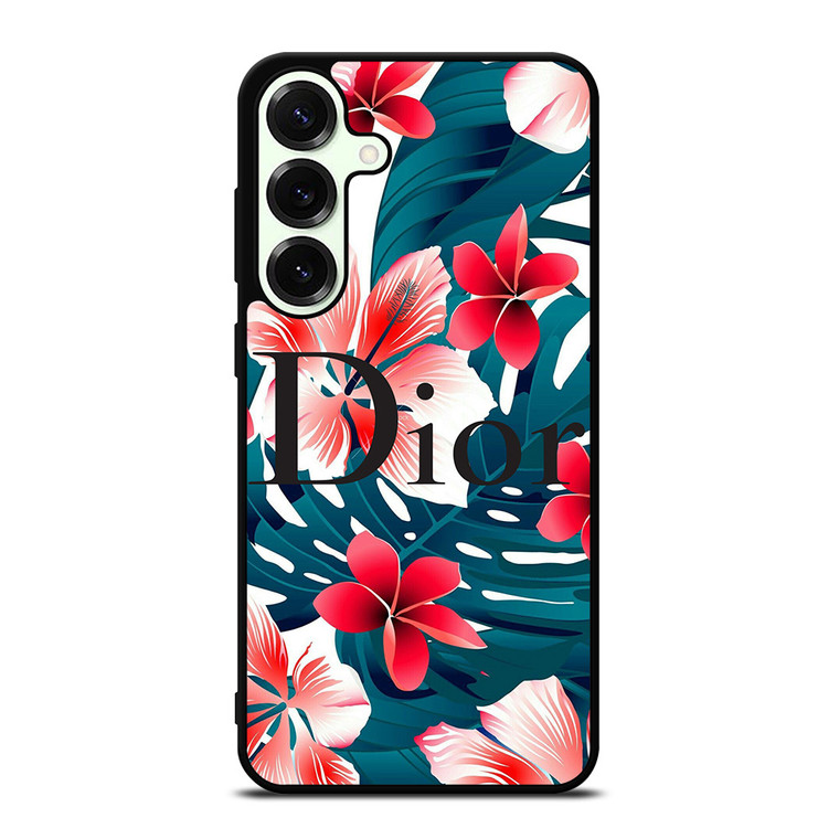 CHRISTIAN DIOR HIBISCUS FLOWER Samsung Galaxy S25 Plus Case Cover