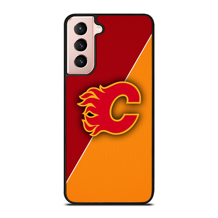 CALGARY FLAMES NHL HOCKEY LOGO Samsung Galaxy S21 Case Cover