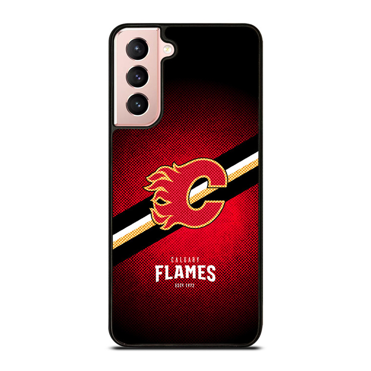 CALGARY FLAMES NHL HOCKEY Samsung Galaxy S21 Case Cover