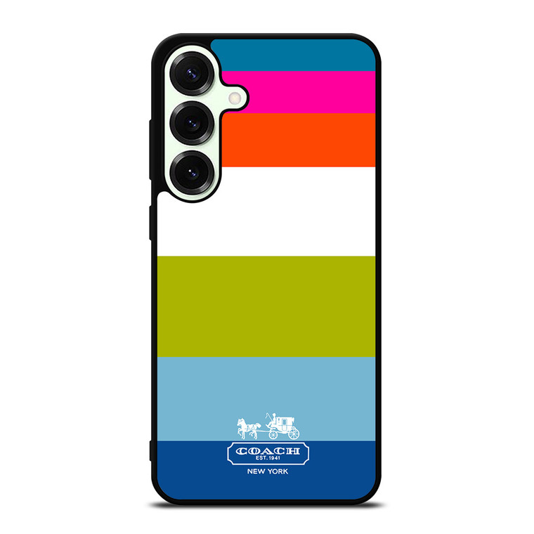 COACH NEW YORK STRIPE Samsung Galaxy S25 Plus Case Cover