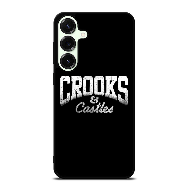 CROOKS AND CASTLES LOGO BLACK Samsung Galaxy S25 Plus Case Cover