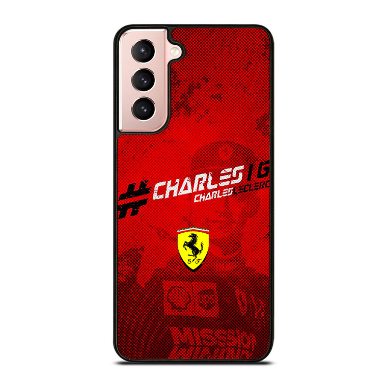 CHARLES LECLERC FERRARI FORMULA ONE F1 RACING 5 Samsung Galaxy S21 Case Cover