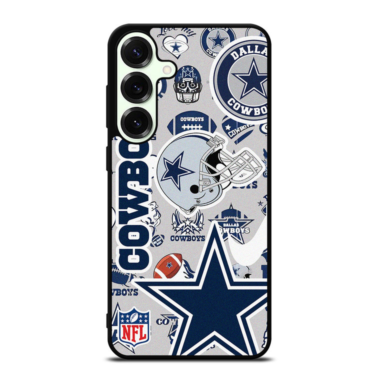 DALLAS COWBOYS NFL STICKER BOMB Samsung Galaxy S25 Plus Case Cover