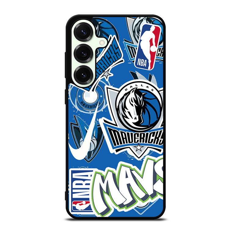 DALLAS MAVERICKS NBA STICKER BOMB Samsung Galaxy S25 Plus Case Cover