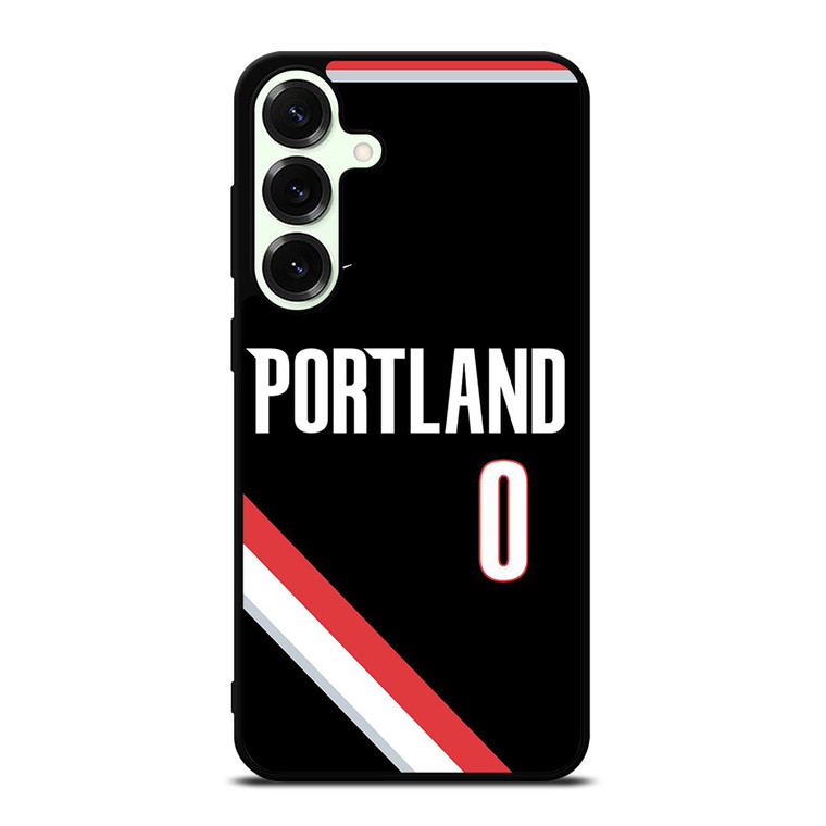 DAMIAN LILLARD PORTLAND TRAIL BLAZERS BLACK Samsung Galaxy S25 Plus Case Cover