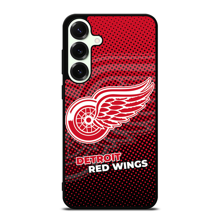 DETROIT RED WINGS HALFTONE EFFECT Samsung Galaxy S25 Plus Case Cover