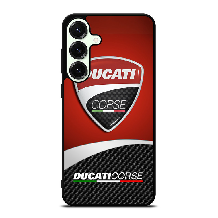 DUCATI CORSE LOGO CARBON Samsung Galaxy S25 Plus Case Cover