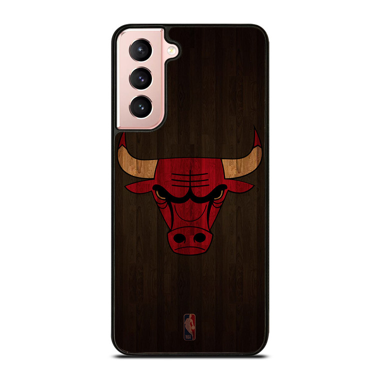 CHICAGO BULLS BASKETBALL COURT NBA Samsung Galaxy S21 Case Cover