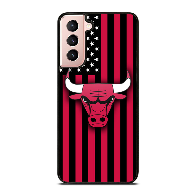 CHICAGO BULLS NBA USA FLAG Samsung Galaxy S21 Case Cover