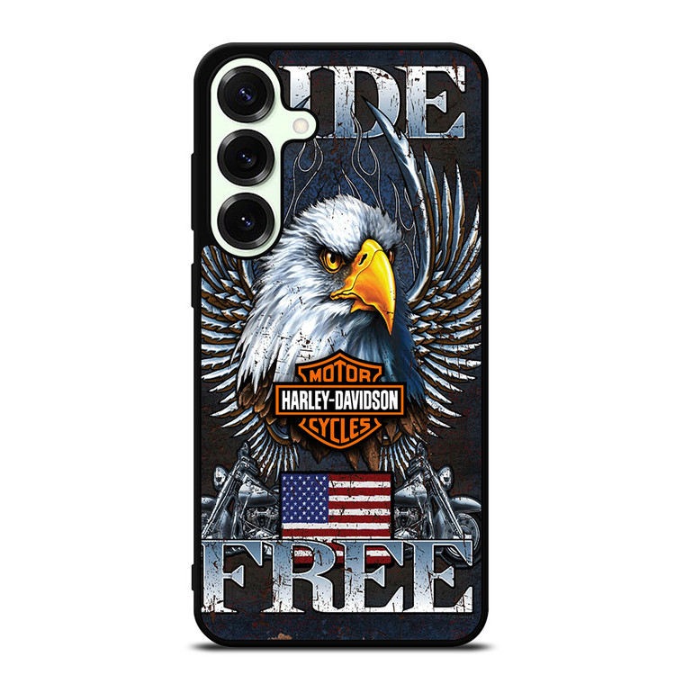 HARLEY DAVIDSON FREE RIDE EAGLE Samsung Galaxy S25 Plus Case Cover