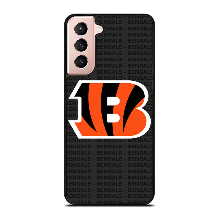 CINCINNATI BENGALS FOOTBALL TEXT Samsung Galaxy S21 Case Cover