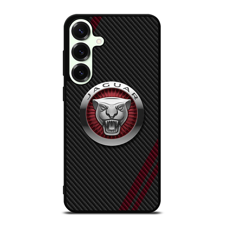JAGUAR CARBON STRIPE LOGO Samsung Galaxy S25 Plus Case Cover
