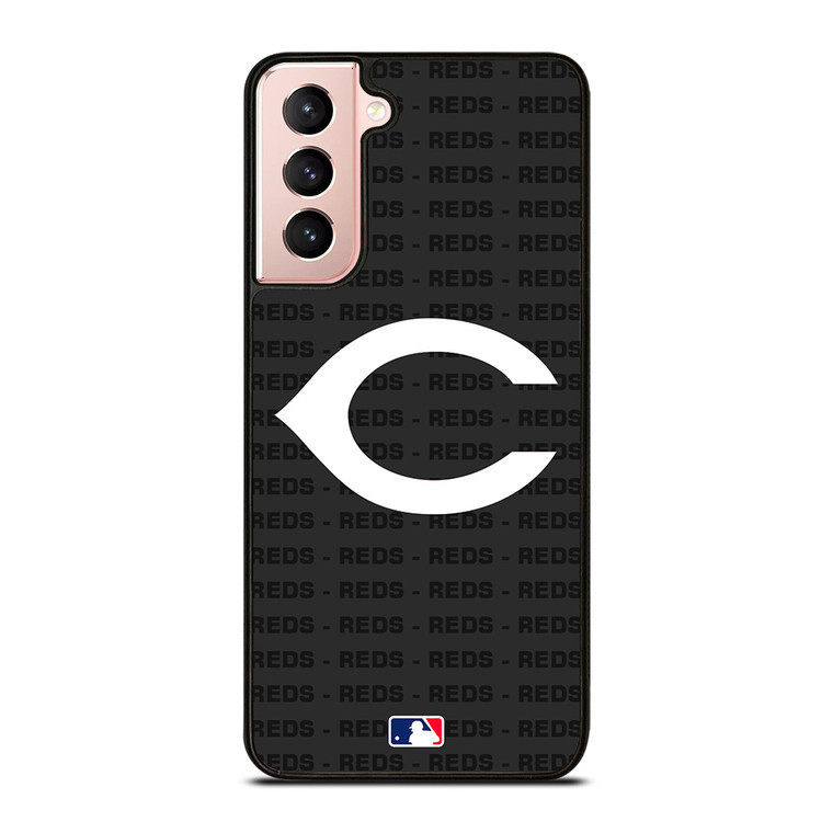 CINCINNATI REDS BASEBALL BLACK Samsung Galaxy S21 Case Cover