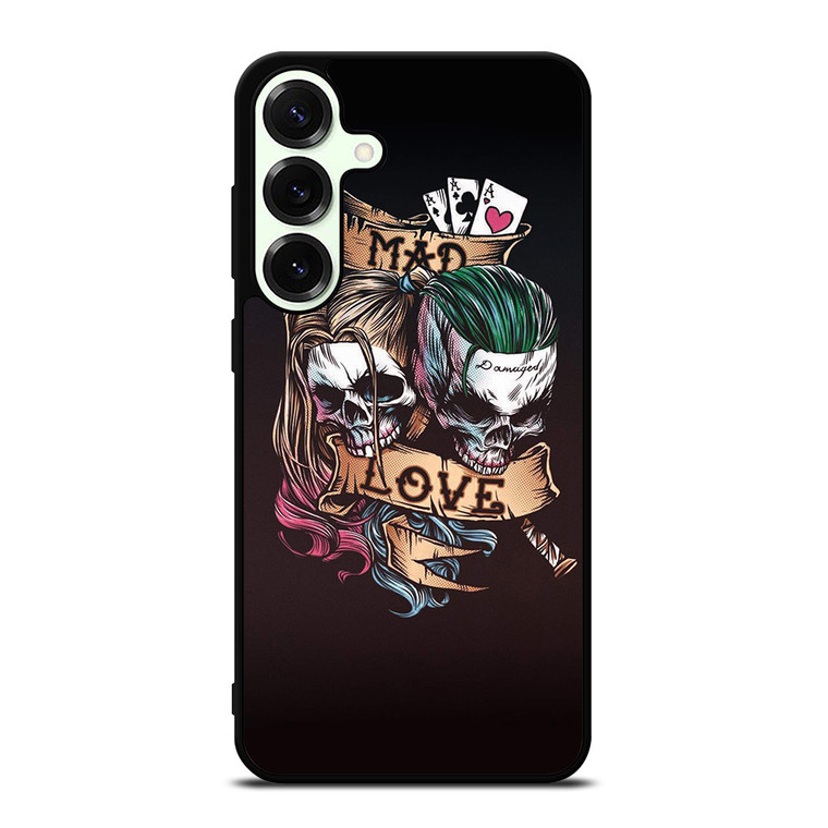 JOKER AND HARLEY QUINN SKULL Samsung Galaxy S25 Plus Case Cover