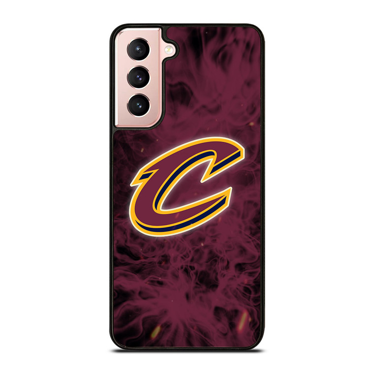 CLEVELAND CAVALIERS BASKETBALL NBA FIRE Samsung Galaxy S21 Case Cover
