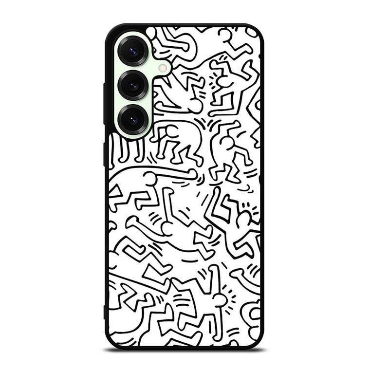 KEITH HARING BLACK WHITE Samsung Galaxy S25 Plus Case Cover KEITH HARING BLACK WHITE Samsung Galaxy S25 Plus Case Cover