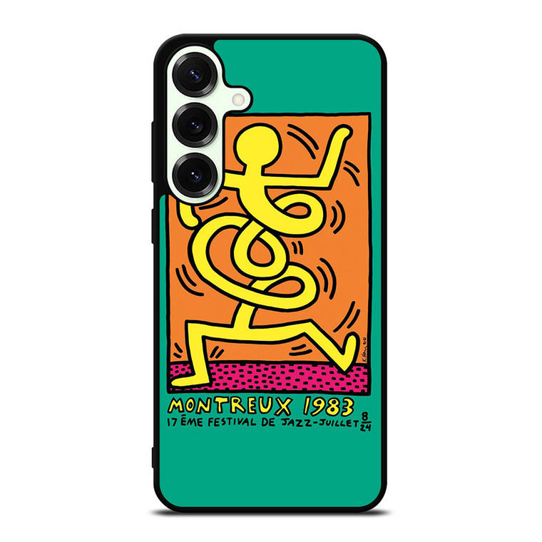 KEITH HARING MONTREUX 1983 Samsung Galaxy S25 Plus Case Cover KEITH HARING MONTREUX 1983 Samsung Galaxy S25 Plus Case Cover