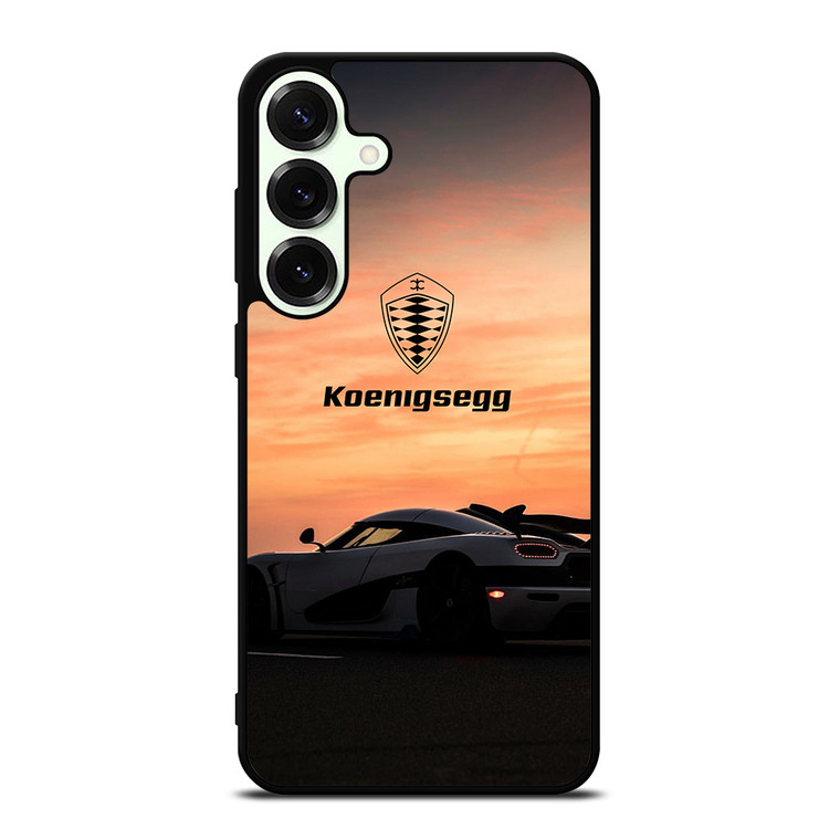 KOENIGSEGG CAR SUNSET LOGO Samsung Galaxy S25 Plus Case Cover